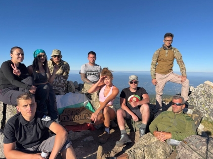 KUBRAT YOUTH took part in a mountain hike in the Pirin Mountains.
